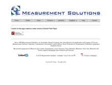 Tablet Screenshot of measurement-solutions.com